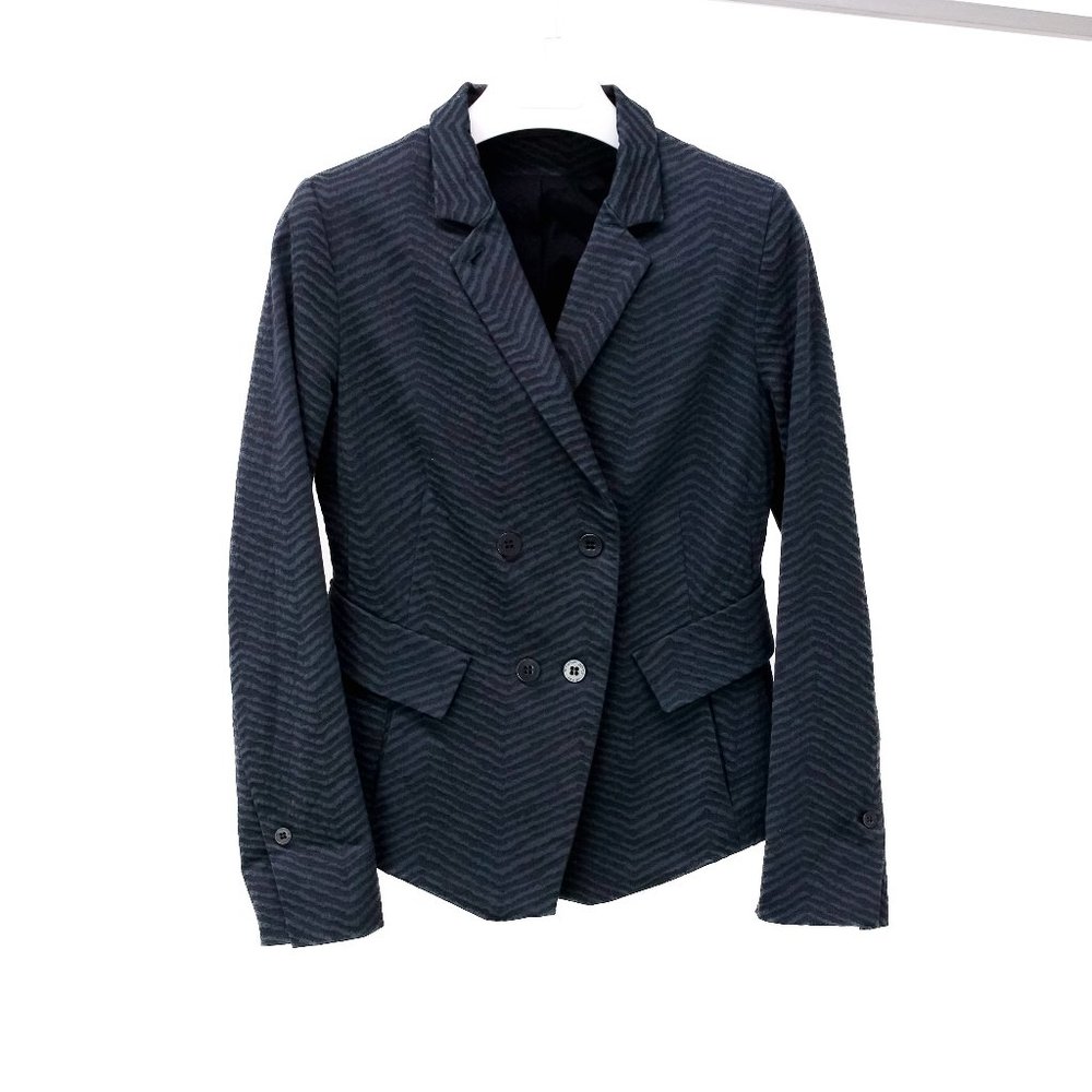 Annette Gortz Zig Zag Double Breasted Blazer